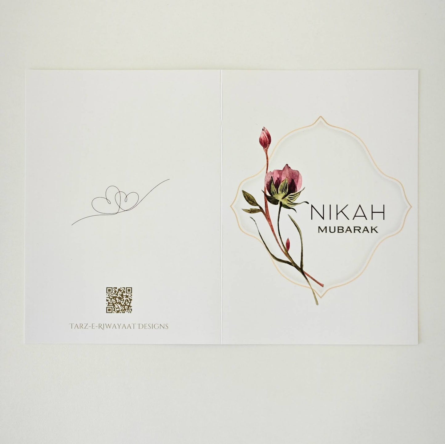 Nikah Greeting Cards – 2 Design Options Available