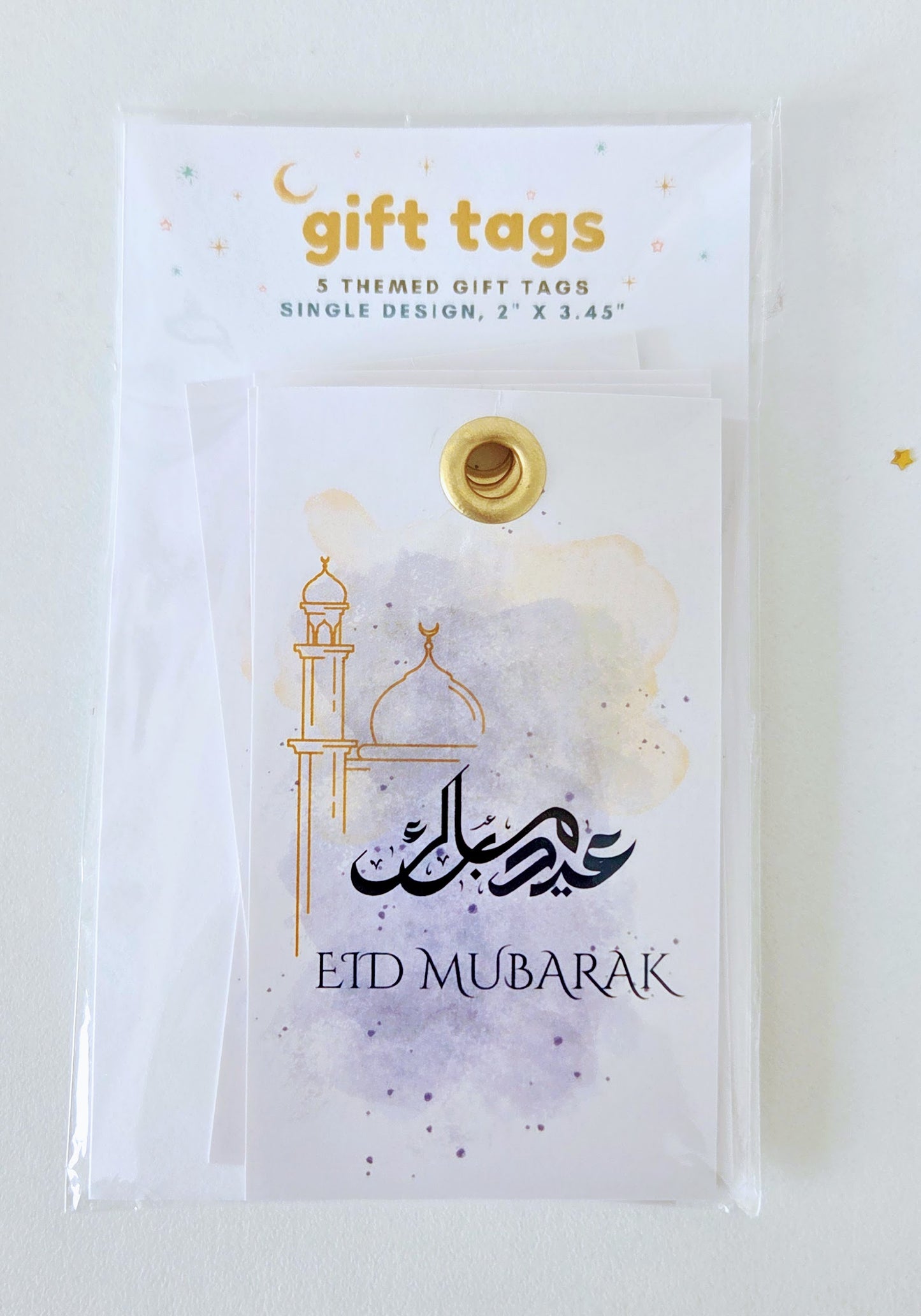 Pack of 5 Festive Gift Tags – 4 Unique Themes